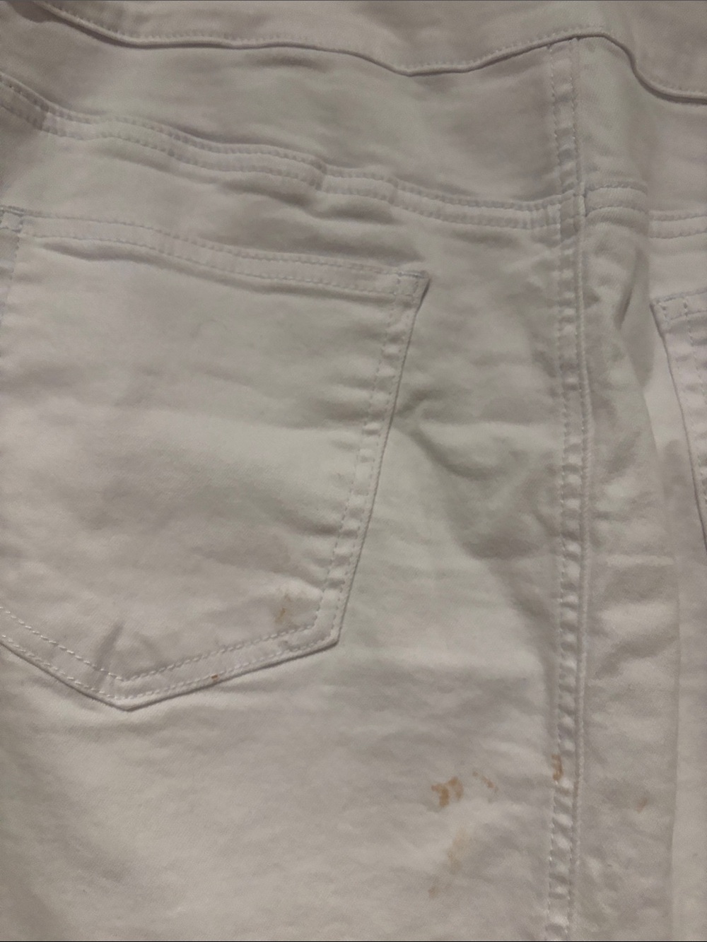 Fringe Hem White Mini Skirt - Picture 3 of 5